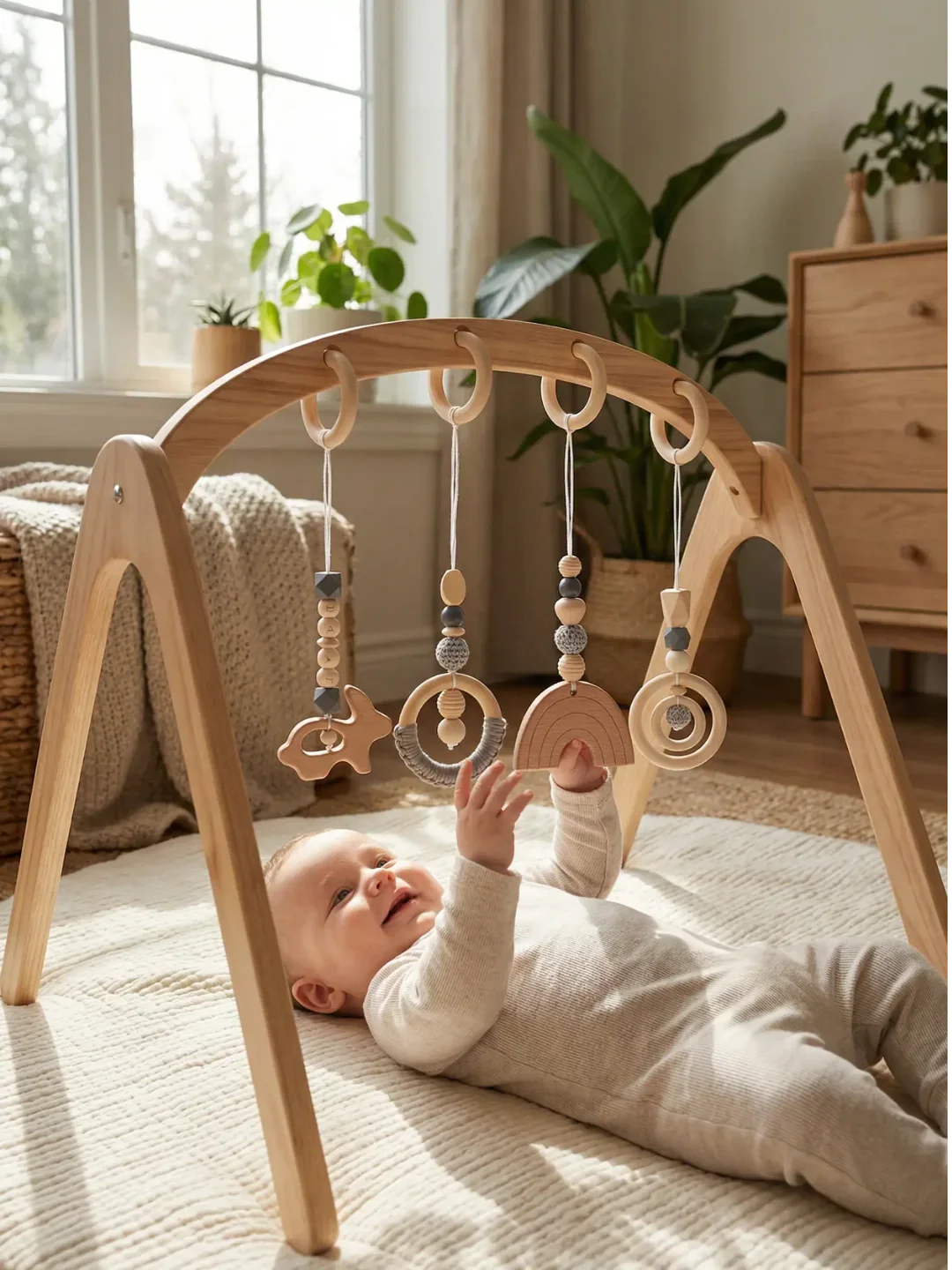 Colorful Wooden Baby Toys For Early Development And Play