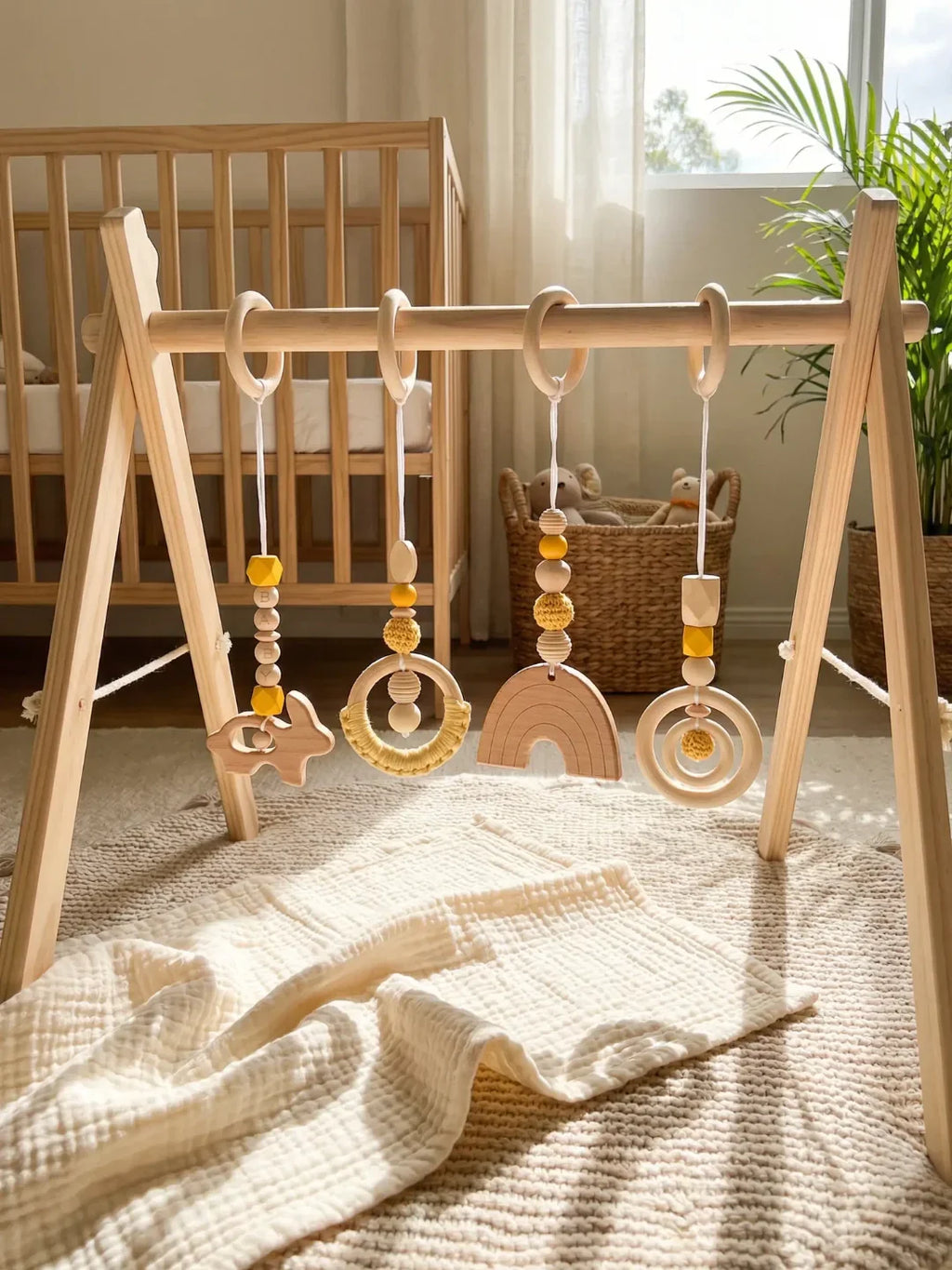 Colorful Wooden Baby Toys For Early Development And Play