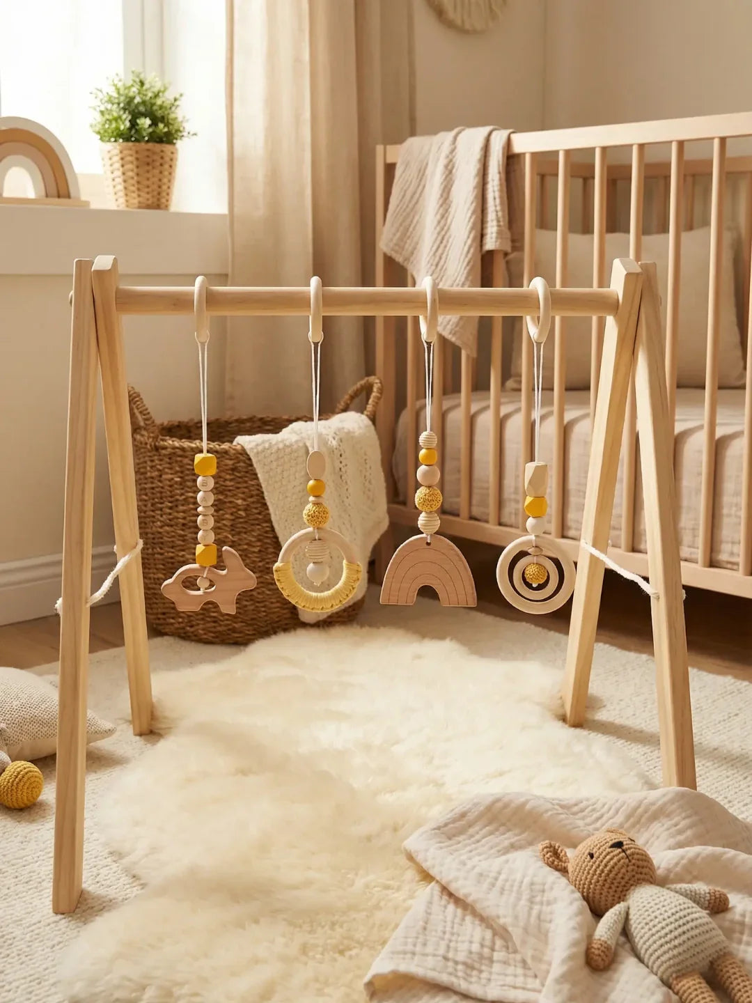 Colorful Wooden Baby Toys For Early Development And Play