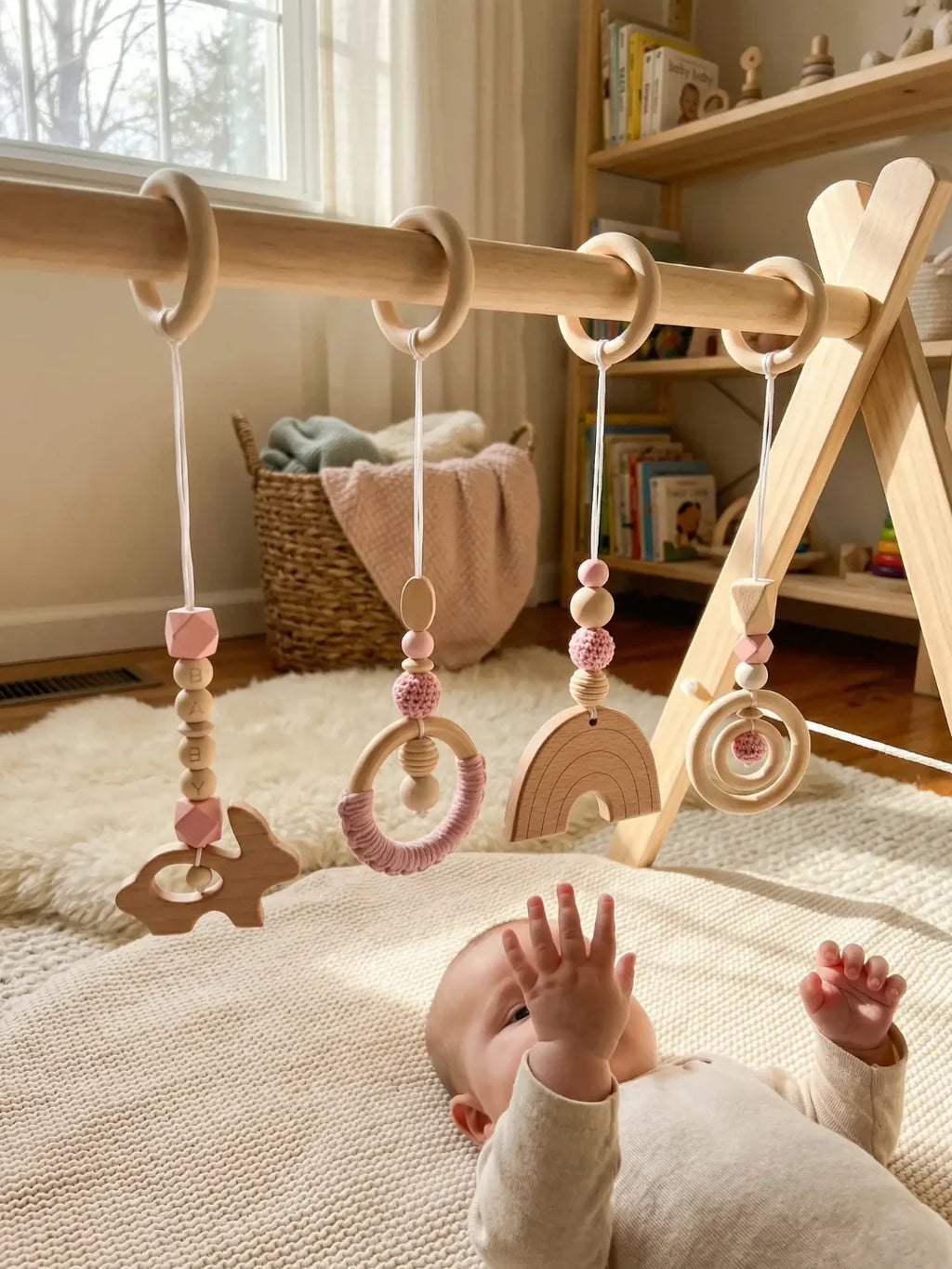 Colorful Wooden Baby Toys For Early Development And Play