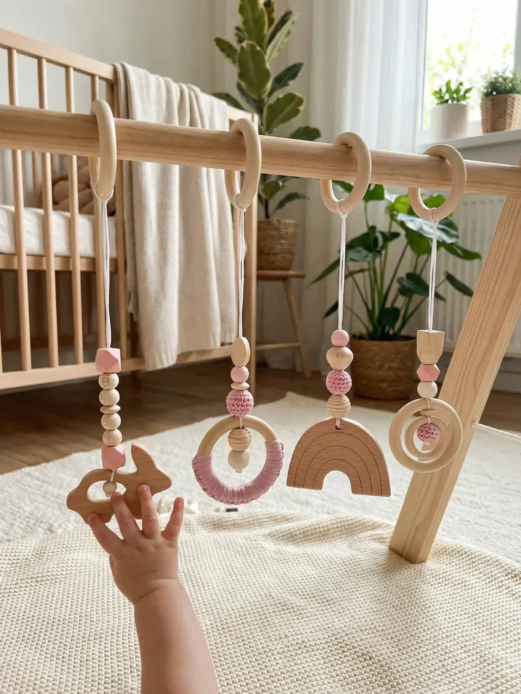 Colorful Wooden Baby Toys For Early Development And Play