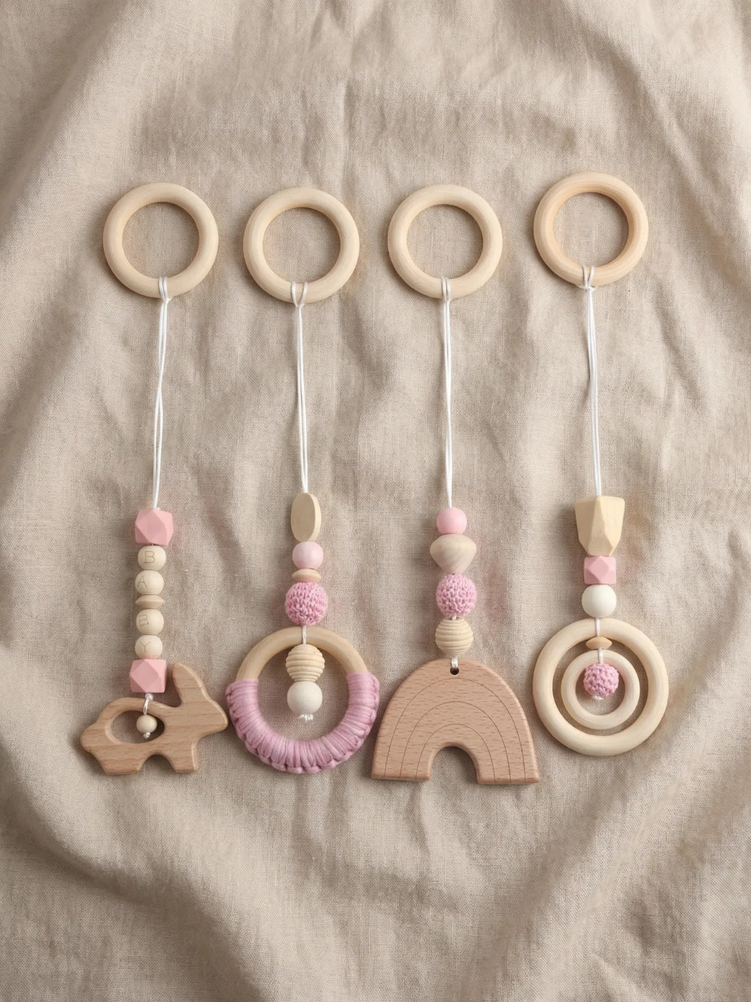 Colorful Wooden Baby Toys For Early Development And Play