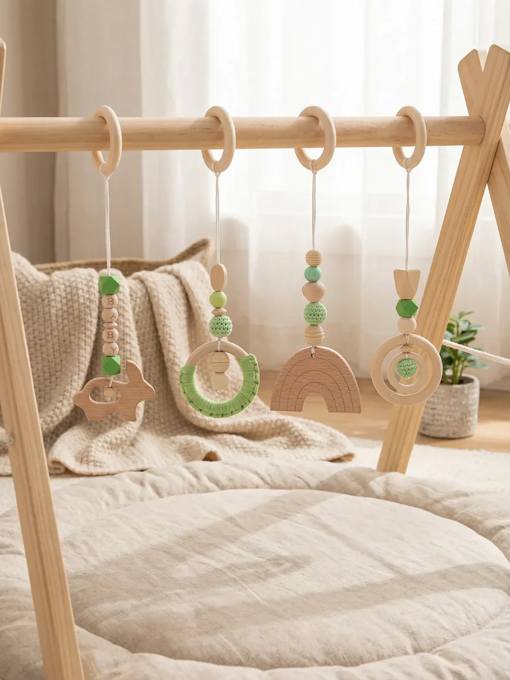 Colorful Wooden Baby Toys For Early Development And Play