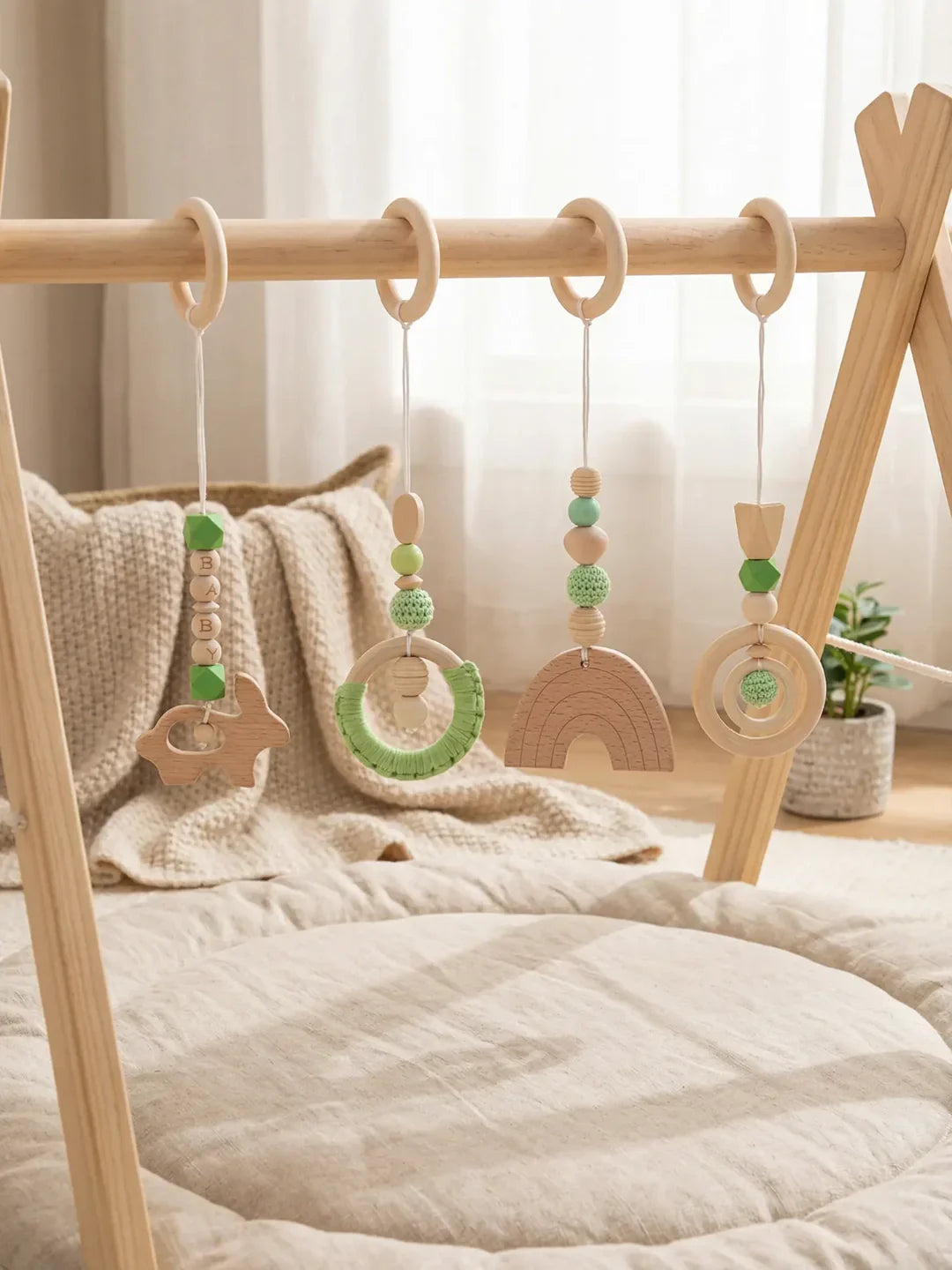 Colorful Wooden Baby Toys For Early Development And Play