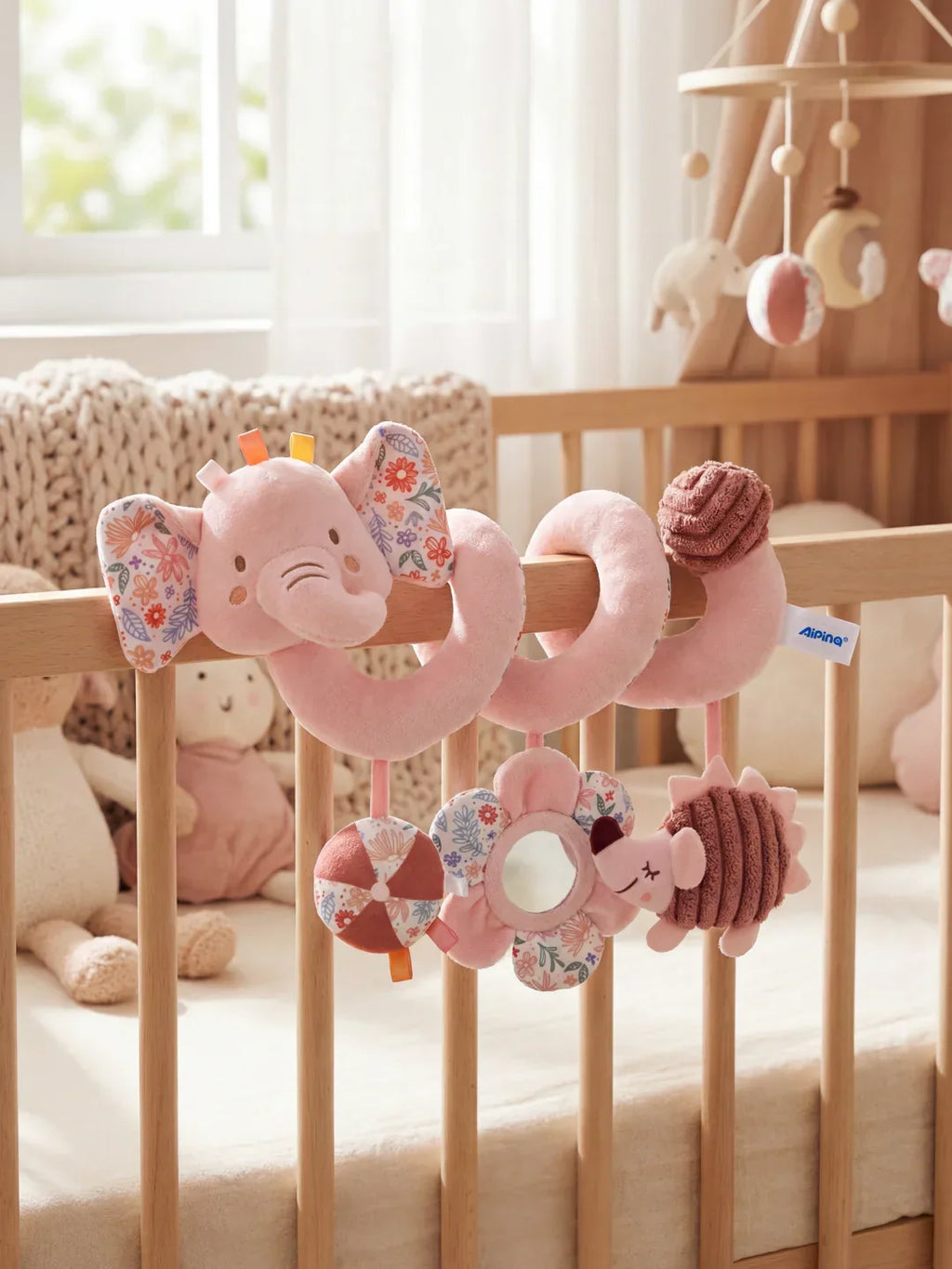 Mainan Katil Bayi Sensori Melilit