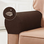 Stretch Armrest Covers – Spandex Covers for Chairs & Armchairs, Set of 2, Bordeaux