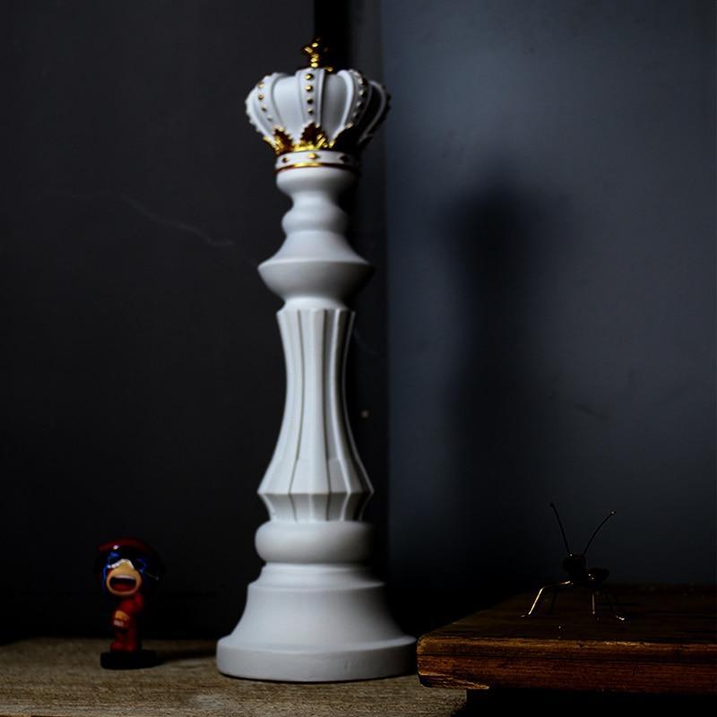 AstraKyo Two-Tone Kansai Chess Piece Resin Accent Deco