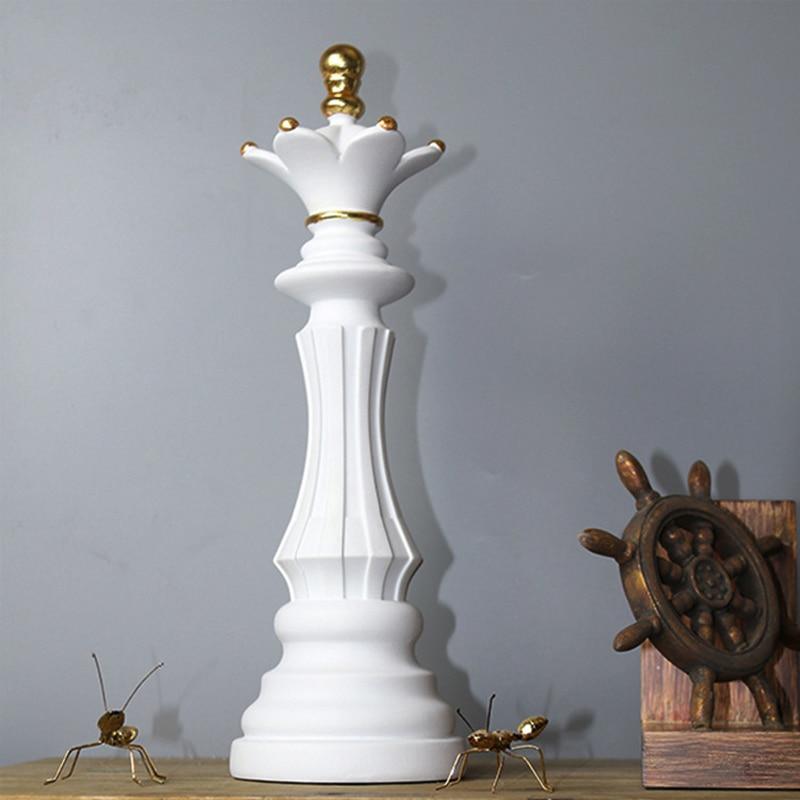 AstraKyo Two-Tone Kansai Chess Piece Resin Accent Deco