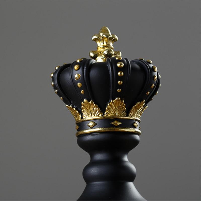 AstraKyo Two-Tone Kansai Chess Piece Resin Accent Deco