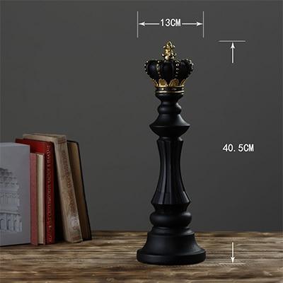 AstraKyo Two-Tone Kansai Chess Piece Resin Accent Deco