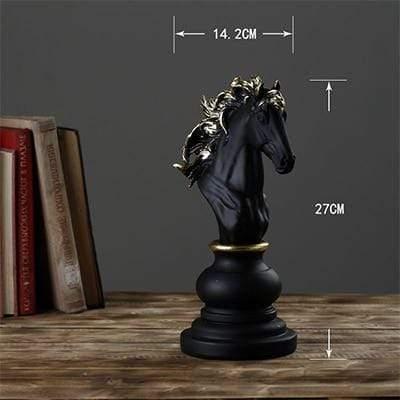 AstraKyo Two-Tone Kansai Chess Piece Resin Accent Deco