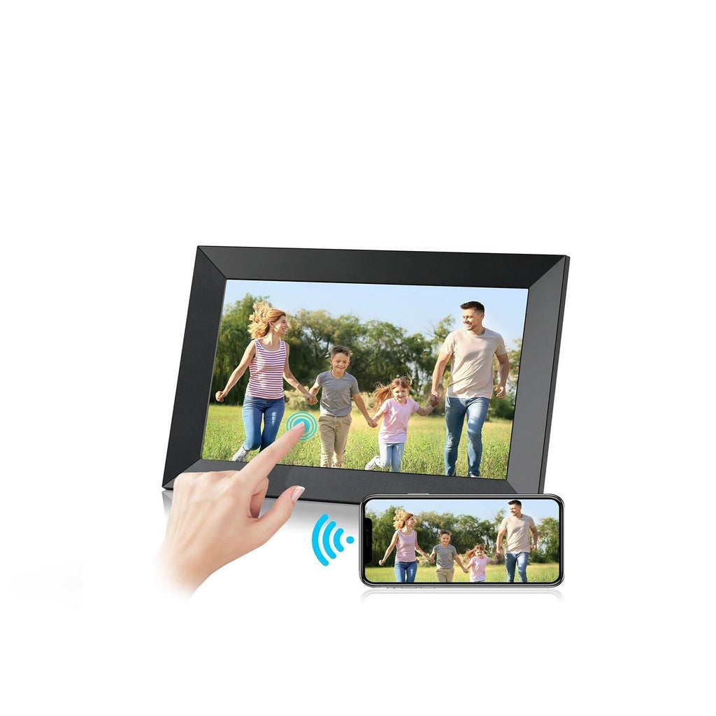 Cornice fotografica WiFi da 10,1 pollici con display touch 1080p per famiglie