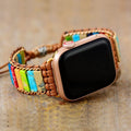 Pulsera artesanal Elirion Boho para Apple Watch, estilo envolvente para buscadores de moda