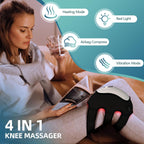 Wireless Knee Massager with Heat, Compression and Red Light for Everyday Knee Comfort