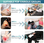 Wireless Knee Massager with Heat, Compression and Red Light for Everyday Knee Comfort