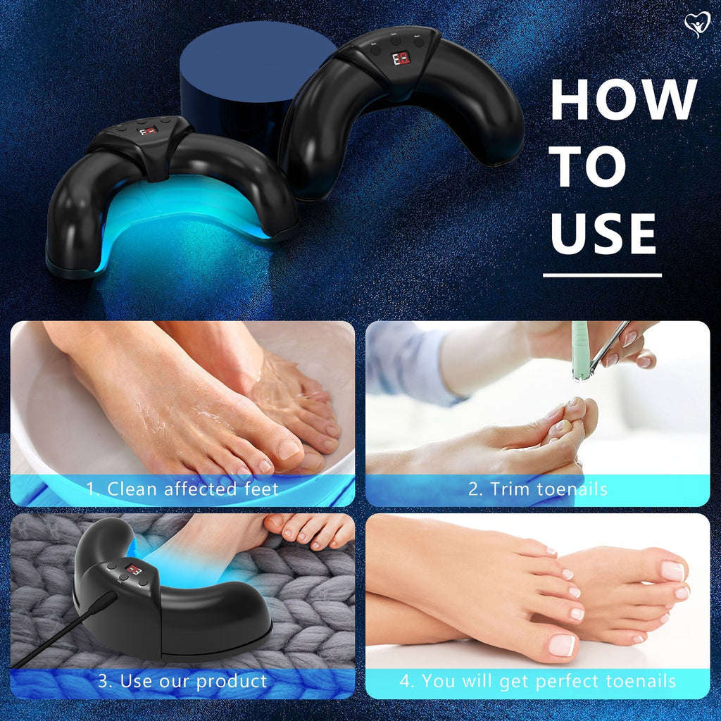 Multi-Nail Wellness Light Device – Blue & Infrared Light for Clearer, Healthier-Looking Nails