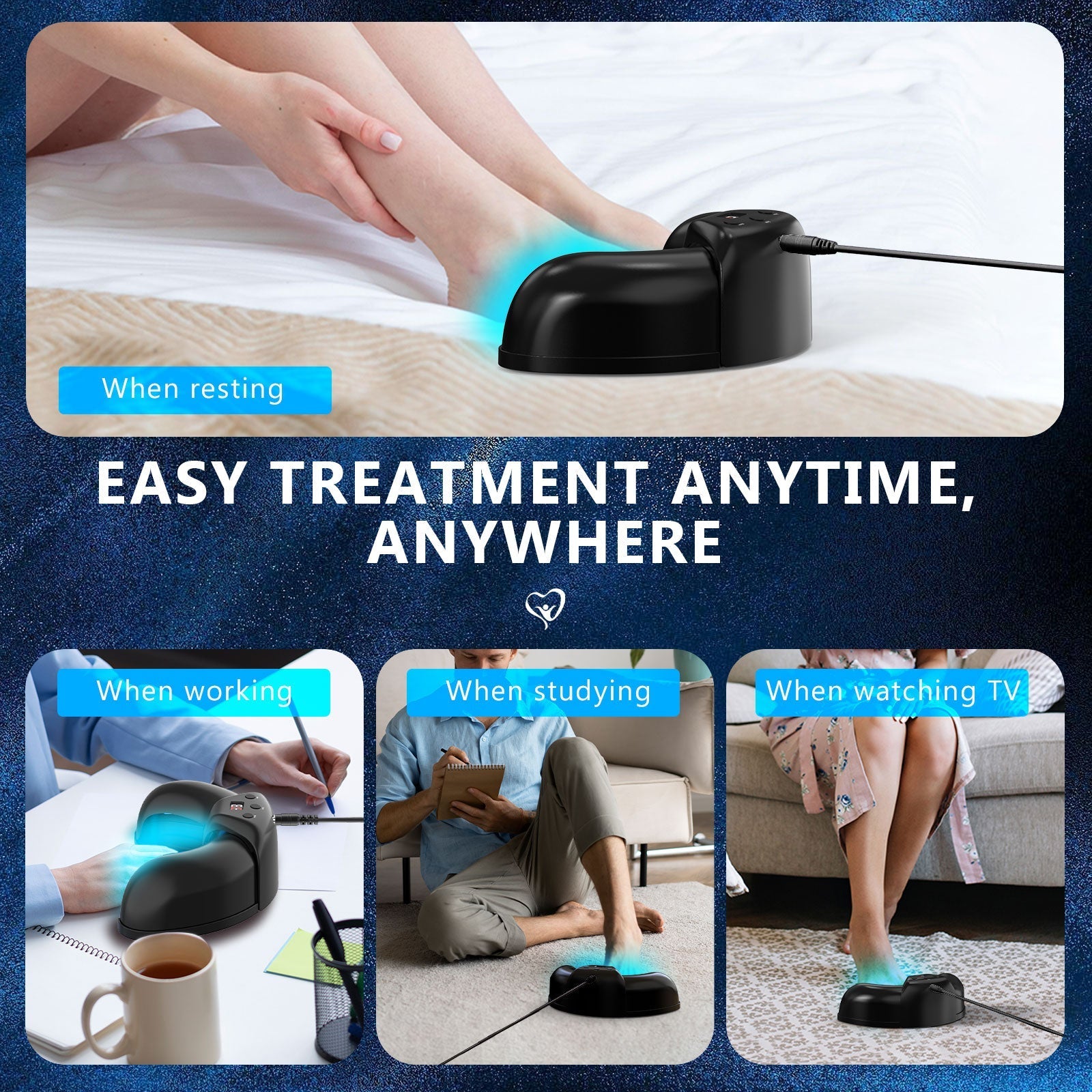 Multi-Nail Wellness Light Device – Blue & Infrared Light for Clearer, Healthier-Looking Nails