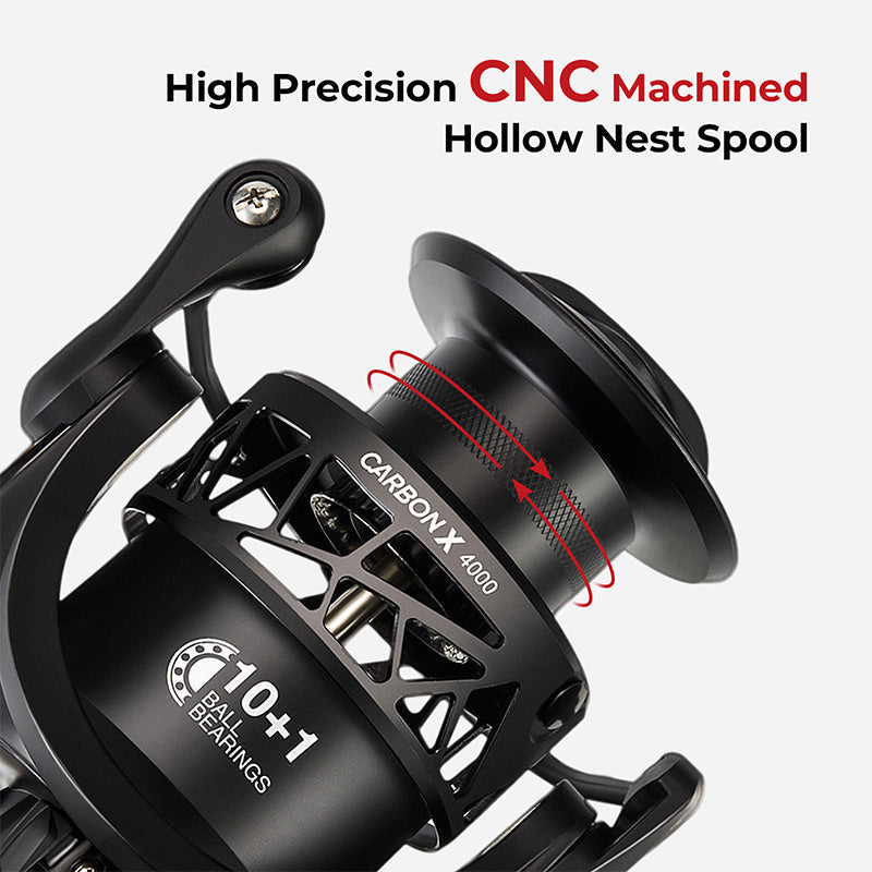 بروباك كاربون إكس بكرة صيد دوارة أفضل بكرة صيد دوارة خفيفة