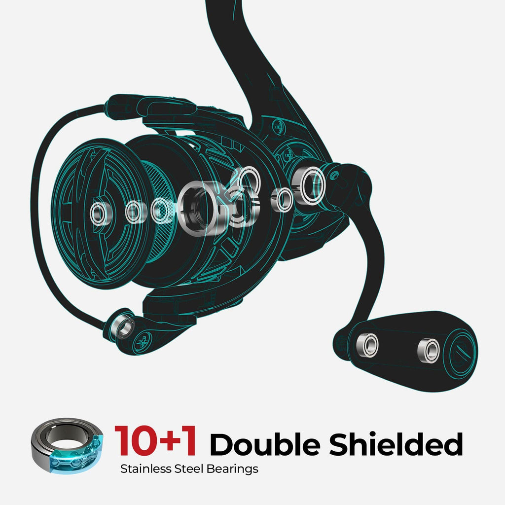 بِتْبْرُوفَاك كاربون إكس 2 بكرات صيد دوارة أفضل بكرة صيد دوارة فائقة الخفة