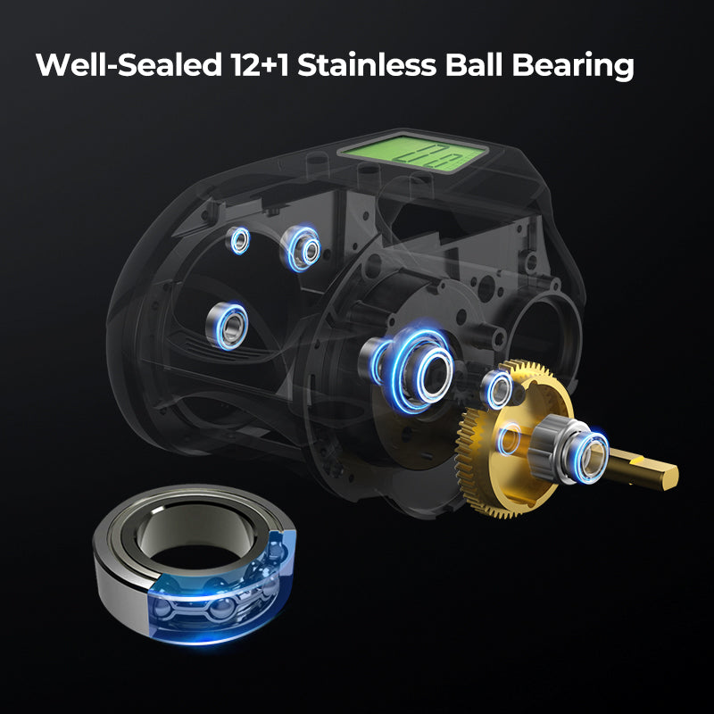 بكرات صيد كهربائية كبيرة من بيتبروفاك كراكن، بكرة صيد موصى بها من هايكو