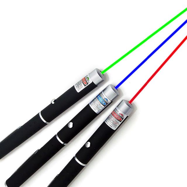Ponteiro Laser Laservisier 5MW Para Profissionais Com Modos Vermelho, Verde E Azul