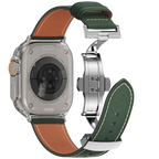 Avelon | Läderarmband med fjärilsspänne för Apple Watch | Petprovac