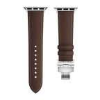 Avelon | Läderarmband med fjärilsspänne för Apple Watch | Petprovac