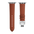 Avelon | Läderarmband med fjärilsspänne för Apple Watch | Petprovac