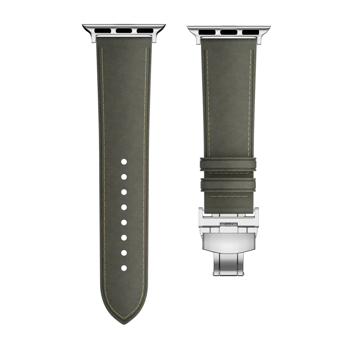 Avelon | Läderarmband med fjärilsspänne för Apple Watch | Petprovac