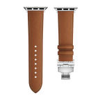 Avelon | Läderarmband med fjärilsspänne för Apple Watch | Petprovac