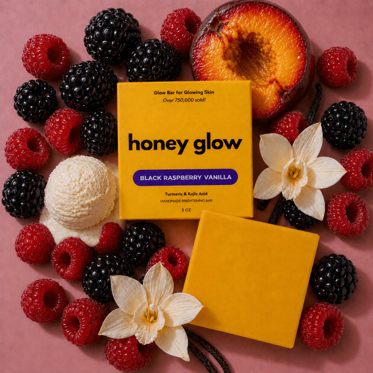 Brightening Turmeric & Kojic Acid Cleansing Bar for Face and Body