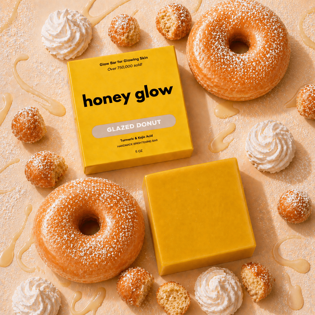 Brightening Turmeric & Kojic Acid Cleansing Bar for Face and Body