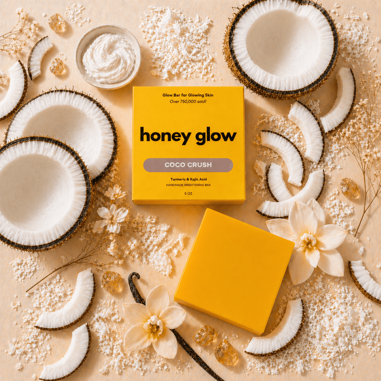 Brightening Turmeric & Kojic Acid Cleansing Bar for Face and Body