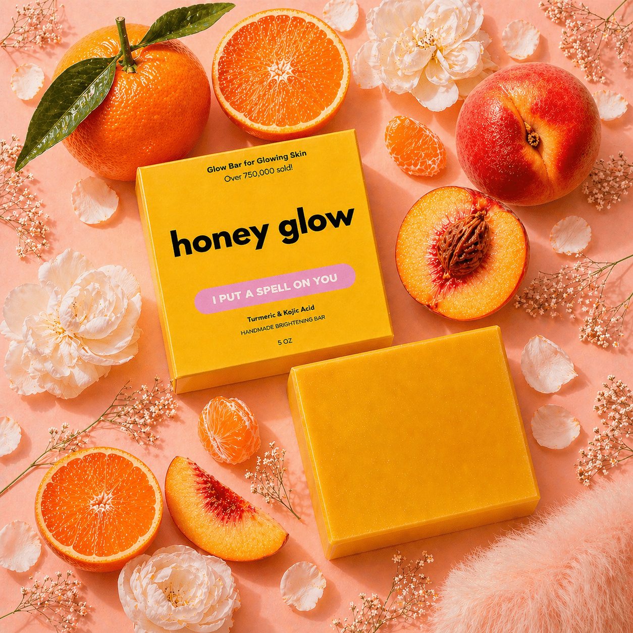 Brightening Turmeric & Kojic Acid Cleansing Bar for Face and Body