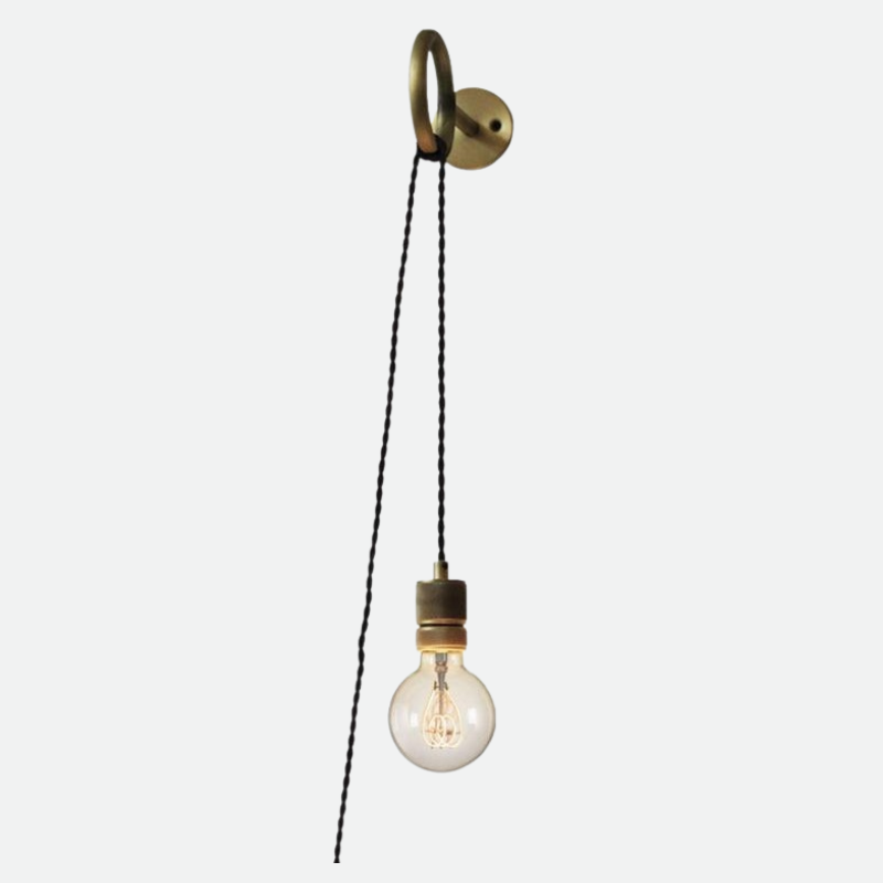 Harrow Vintage Industrial Plug-In Wall Sconce | Petprovac