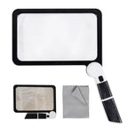 Page-Filling Magnifying Glass – Large magnifying glass for reading and inspection