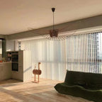 Vexaera kroonluchter modern ijzer en stof verlichting art deco flair