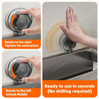 Suport pentru condimente Vera cu ventuze, montat pe perete, pentru bucătărie