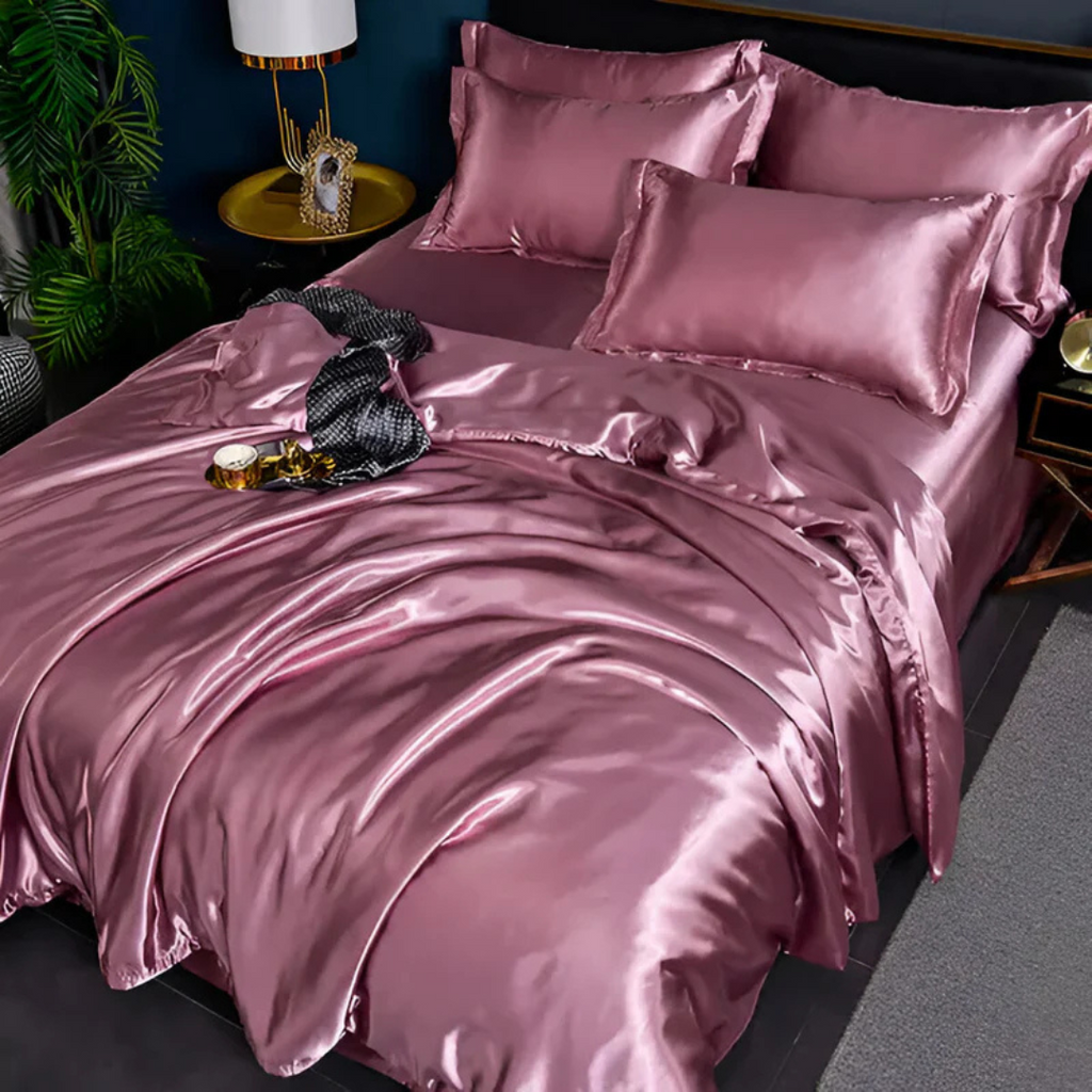 Silk Satin Duvet Cover Bedding Set