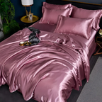 Silk Satin Duvet Cover Bedding Set