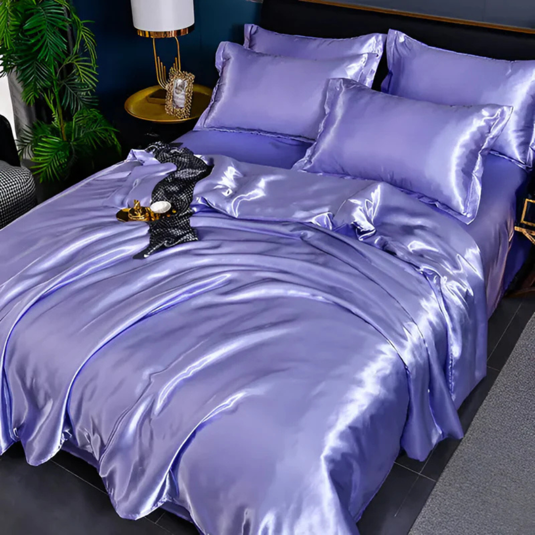 Silk Satin Duvet Cover Bedding Set