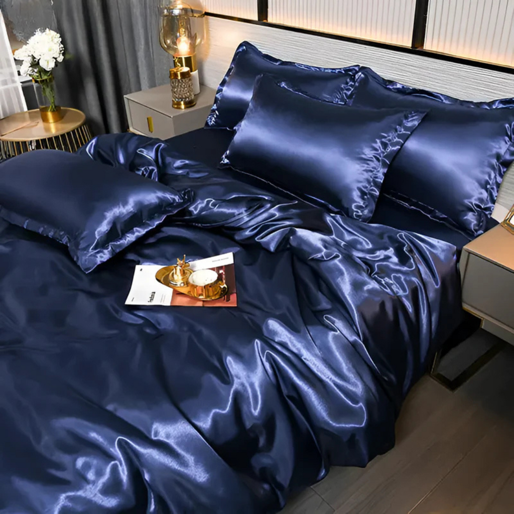 Silk Satin Duvet Cover Bedding Set