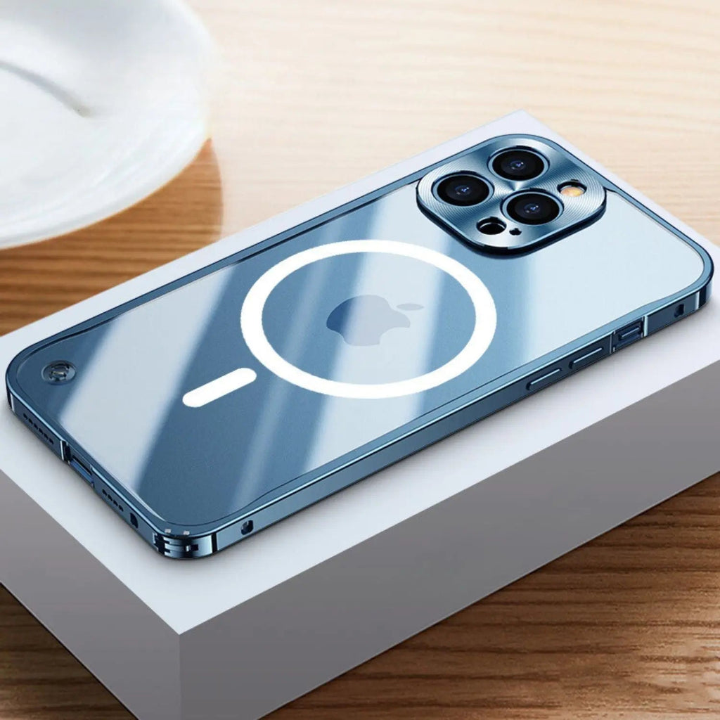 Metal Luxury MagSafe Case for iPhone Pro Max - Slim and Stylish Design with Maximum Protection