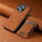 Magvibe Leather Case – Premium Smartphone Protection with Card Holder and MagSafe