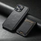 Magvibe Leather Case – Premium Smartphone Protection with Card Holder and MagSafe