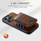 Magvibe Leather Case – Premium Smartphone Protection with Card Holder and MagSafe
