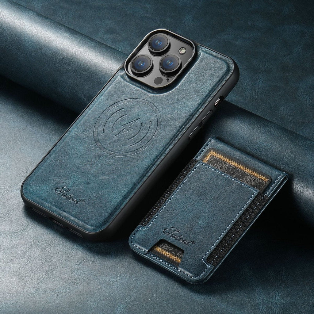 Magvibe Leather Case – Premium Smartphone Protection with Card Holder and MagSafe