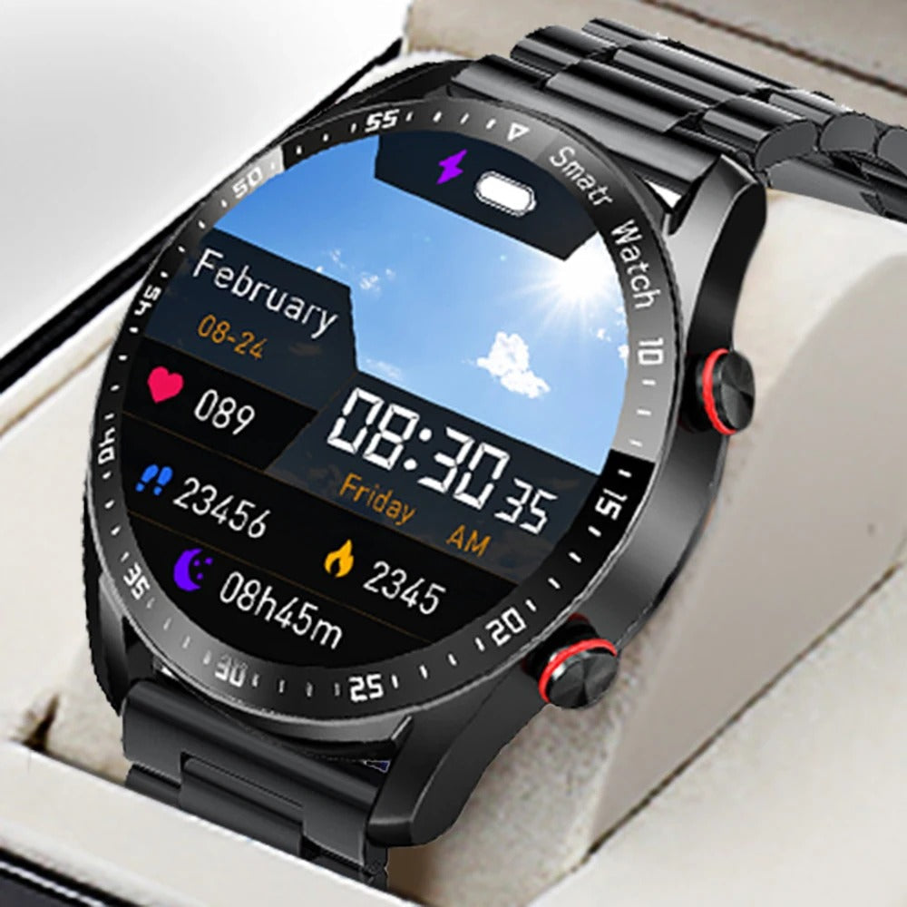 Alera | Smartwatch da uomo con design elegante e monitoraggio fitness Bluetooth | Petprovac