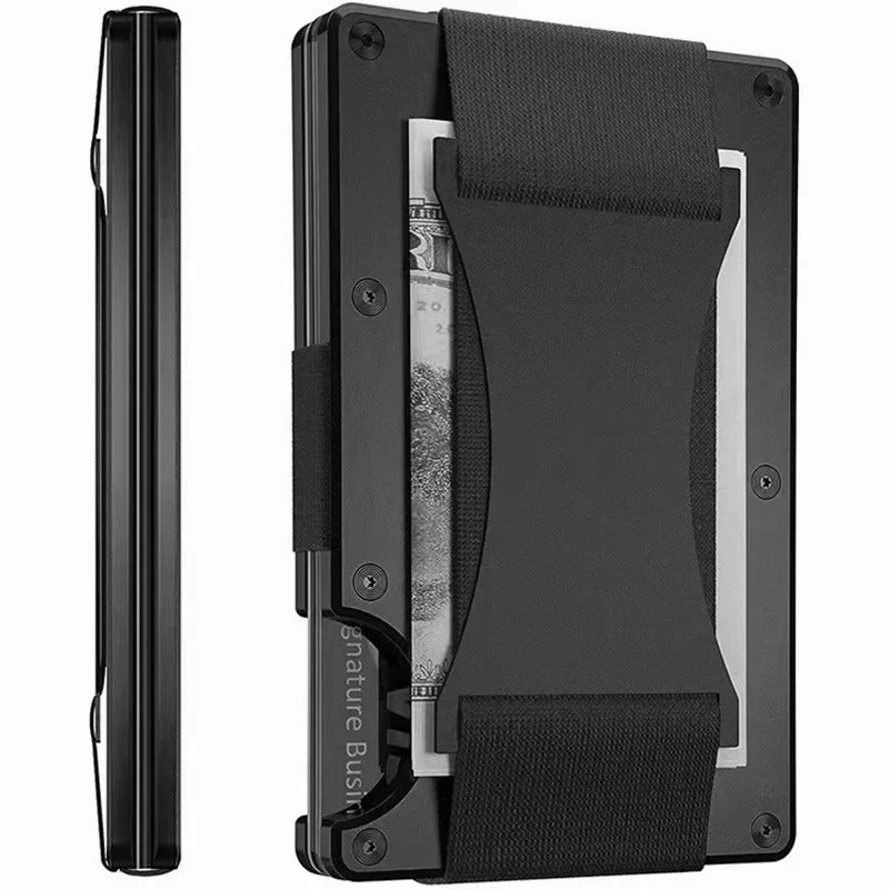 Kirrea titán kártyatartó RFID matt kobalt vékony uniszex kiegészítő