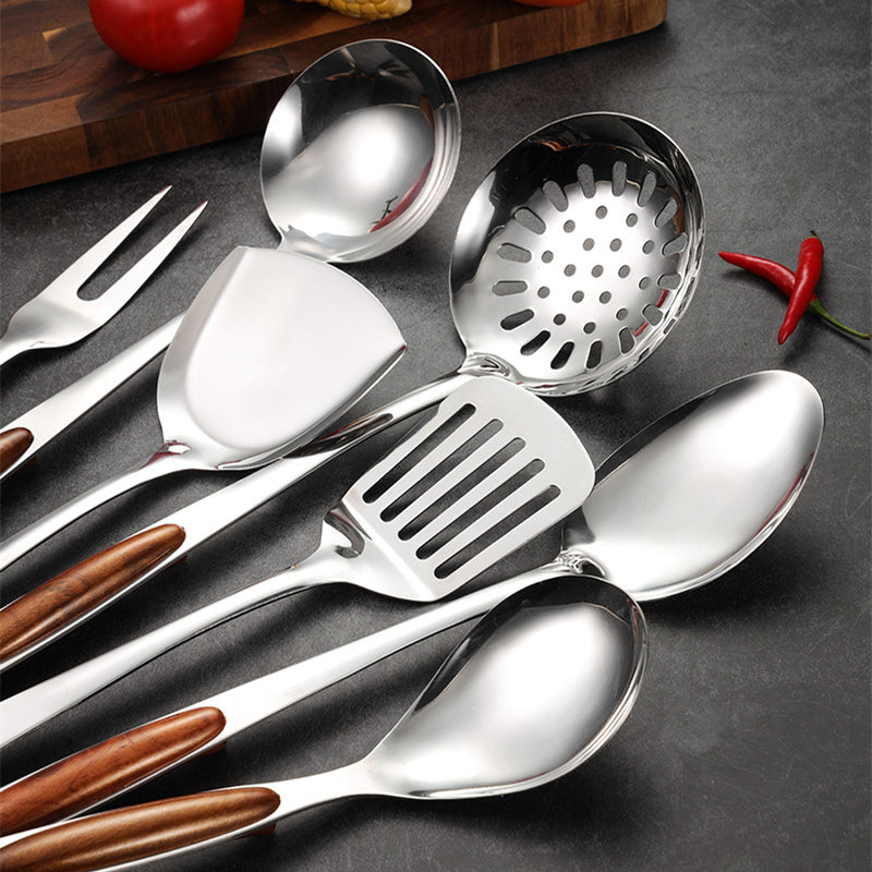 Set Peralatan Dapur Keluli Tahan Karat 10-Piece Viretta Dengan Pemegang Ergonomik